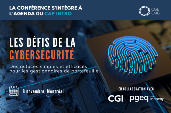 Diner-conférence sur les enjeux de la cybersécurité